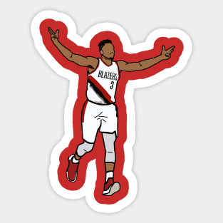 CJ McCollum - NBA Portland Trailblazers Sticker